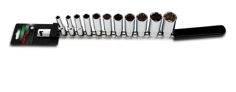 Mynd af Toppasett á sleða 3/8", 12pk Djúpir, tommumál